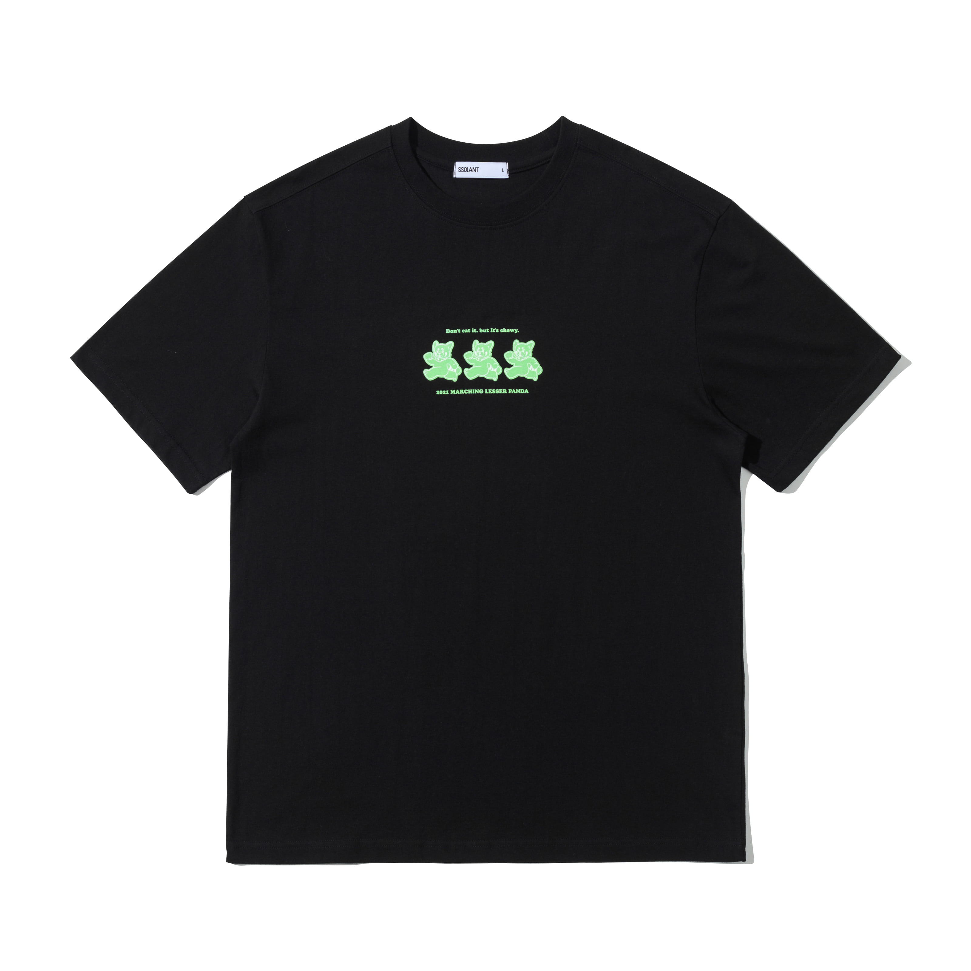2021 렛서팬더 반팔 티셔츠 (Black)